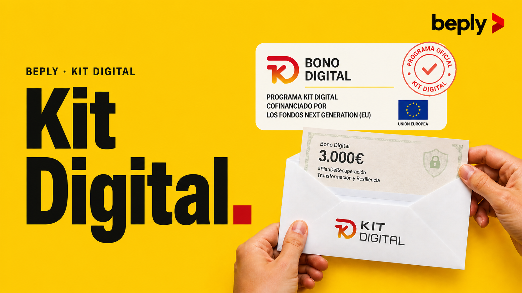 Kit Digital con Beply: bono digital de hasta 29.000 € para digitalizar pymes y autónomos